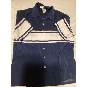 Vintage Kennington Wood Buttons Polo Shirt Mens XL‎